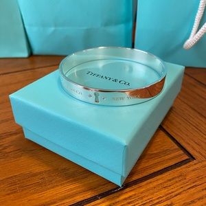 Tiffany and Co silver lock key bracelet